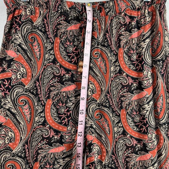 Miss Me Boho Paisley Wide Leg Pants Womens Stretch Size Small - Picture 5 of 12
